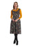 Banned Retro Scandi Hertiage Swing Dress Christmas Foxes Trees Cottage