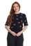 Banned Retro Scandi Fox Top Jumper in Navy Knitted Christmas