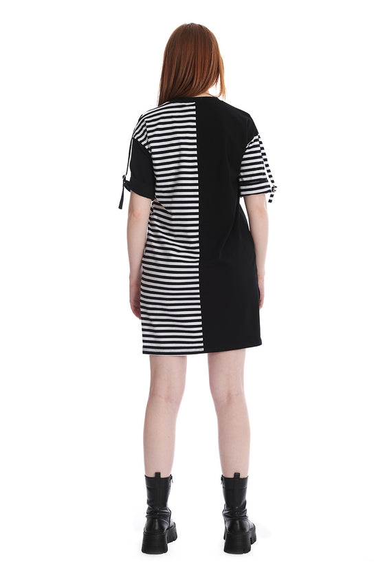 Banned Hocus Pocus Half Stripe Mini Dress