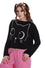 Banned Alternative Haru Cat Jumper in Black Knitted Back Detail