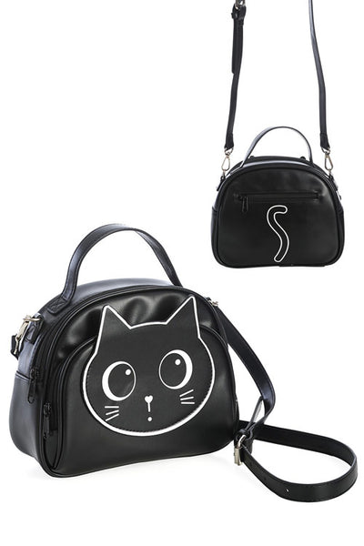 バッグ Black Cat 再入荷]黒猫の本型バッグ 