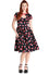 Hell Bunny Confetti Swing Dress with Heart Print