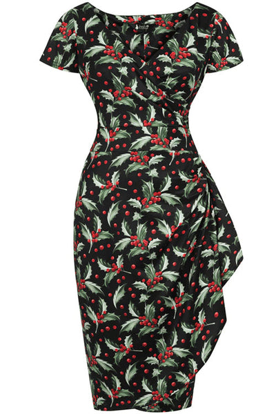 ladies sleeveless dress Melodie Sleeveless Cotton Midi Dress Blue Green Ikat / L main image 0