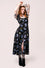 Hell Bunny Moonlit Midi Dress with Enchanting Woodland and Celestial Print