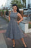 Lady Vintage Hepburn Dress in Heart Gingham