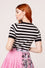 Hell Bunny Robbie Top Knit Jumper with Stripes Smiley Collab