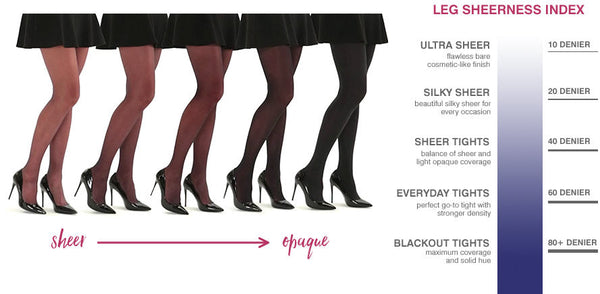 Pamela Mann Hosiery Curvy Super Stretch 50 Denier Tights in Black