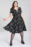 Hell Bunny Stitches Midi Dress Halloween Frankenstien