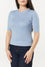 Timeless London Daisy Knit Top in Light Blue - I'm Eco-Friendly!