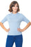 Timeless London Daisy Knit Top in Light Blue - I'm Eco-Friendly!