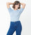 Timeless London Daisy Knit Top in Light Blue - I'm Eco-Friendly!