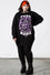Killstar Purr Magic Knit Jumper Cat Print