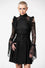 Killstar Yuna Suspender Skirt Ruffled Shoulders