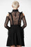 Killstar Yuna Suspender Skirt Ruffled Shoulders