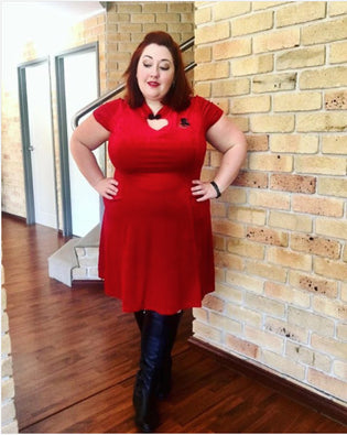  Spin Doctor Mika Mini in Red by Stephanie Cuthbert