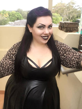  Collectif Julia Dress in PU (Pre-order) by Michelle Dircks