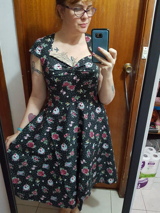  Hell Bunny Stevie 50's Dress by Yvonne Kirk