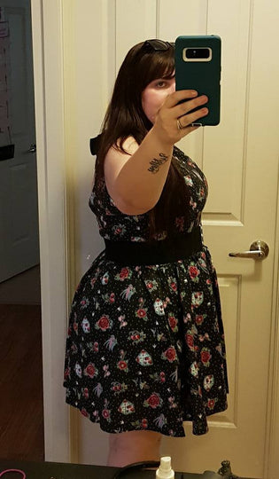  Hell Bunny Stevie Mini Dress by Maddie Duffy