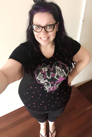  Steady Clothing Corazon Muerte Tee by Michelle Dircks