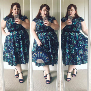  Banned Proud Peacock dress by Stephanie Cuthbert