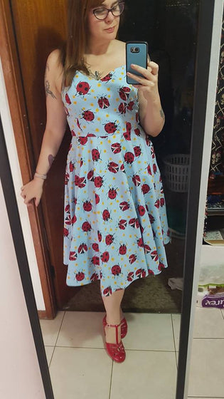  Hell Bunny Lila 50's Dress by Yvonne Kirk