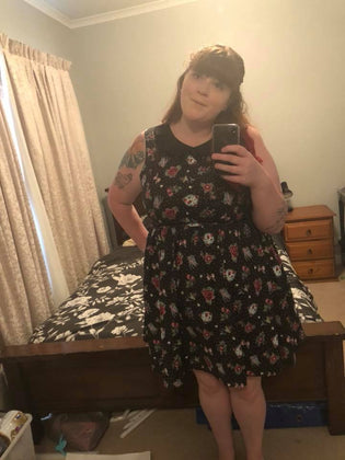  Hell Bunny Stevie Mini Dress By Cina May Robbins