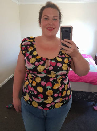 Hell Bunny Carmen Top by Carmen Burns