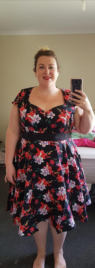  Hell Bunny Liliana Dress by Carmen Burns