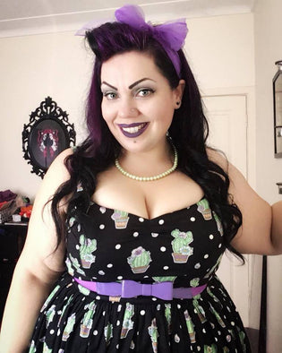  Hell Bunny Cactus Mid Dress by Michelle Dircks