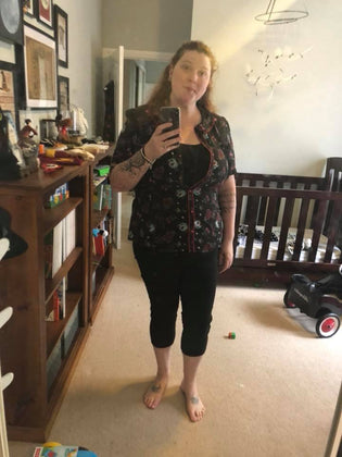  Hell Bunny Stevie Blouse by Cina May Robbins