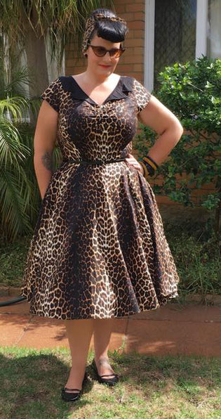  Hell Bunny Panthera 50's Dress by Briony Bermingham