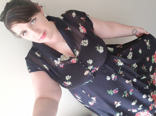 Hell Bunny Jolie Papillon Dress by Maddie Duffy