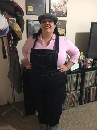  Hell Bunny Elly-May Denim Dungaree / Overall by Melissa Shelford