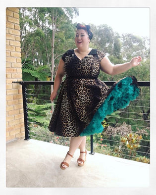  Banned Lifeforms 26" Petticoat in Emerald by Stephanie Cuthbert