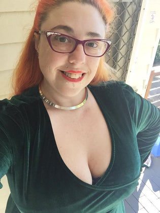  Dolly & Dotty Katherine Dress in Green and Black by Emilie Obscura