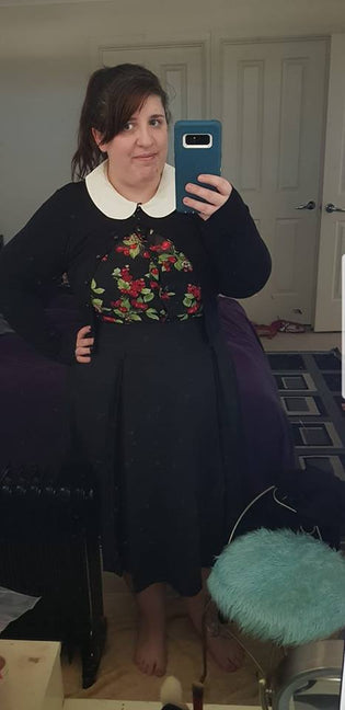  Hell Bunny Cherie Blouse by Maddie Duffy