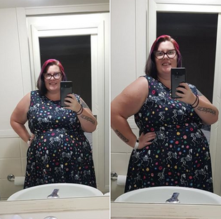 Lady Vintage Hepburn Dress in Wasted Unicorn by Temena Balfour