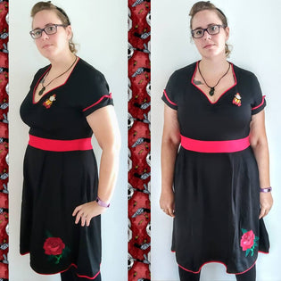  Sourpuss Rose Dollface Dress (Pre-order) by Kylee Amos