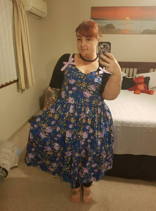  Hell Bunny Violetta 50's Dress by Caylee Eelyac