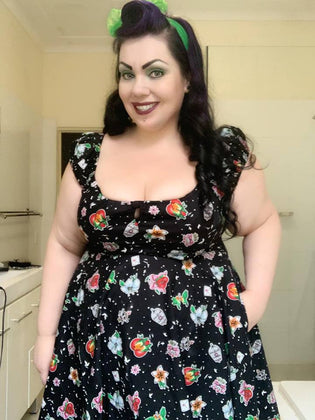  Hell Bunny Lovebird Mid Dress by Michelle Dircks