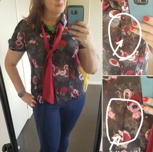  Hell Bunny Medusa Blouse by Yvonne Kirk