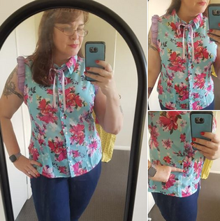  Hell Bunny Primavera Blouse by Yvonne Kirk