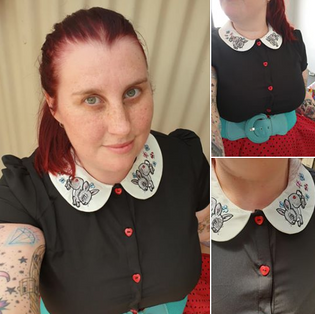  Hell Bunny Thumper Blouse by Kim Moyse