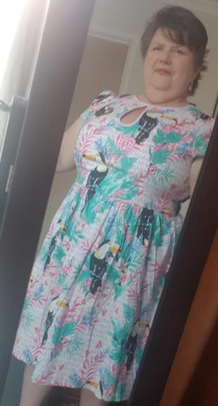  Hell Bunny Toucan Dress by Amanda Jones