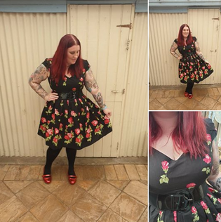  Hell Bunny Antonia Mid Dress by Kim Lewis