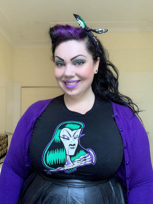 Sourpuss Undead Crop Tee (Pre-order) by Michelle Dircks