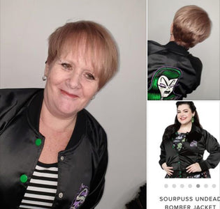  Sourpuss Undead Bomber Jacket by Natalie Bond