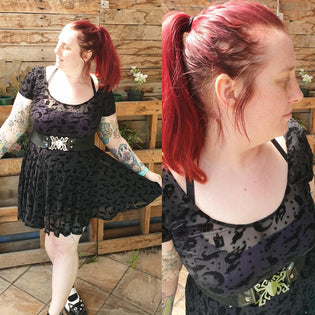  Collectif Lila Magic Mesh Skater Dress (Pre-order) by Kim Lewis