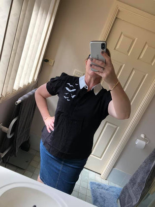  Hell Bunny Trixie Blouse by Sharon Stone