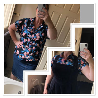  Hell Bunny Florida Blouse by Sharon Stone